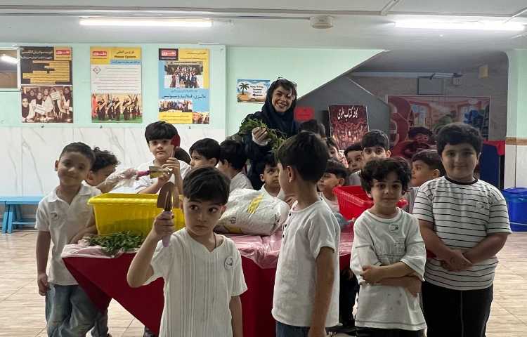 با طبیعت کاشت سبزی 1