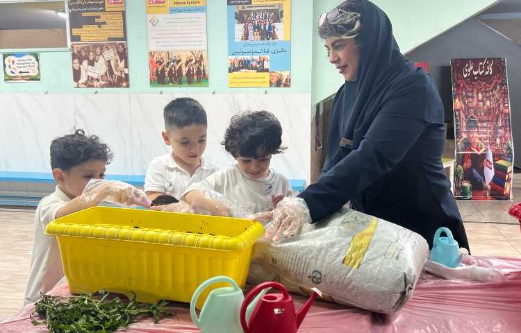 با طبیعت کاشت سبزی 2