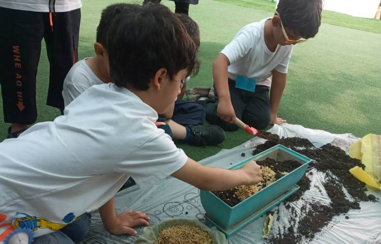 با طبیعت (کاشت گیاه) 1