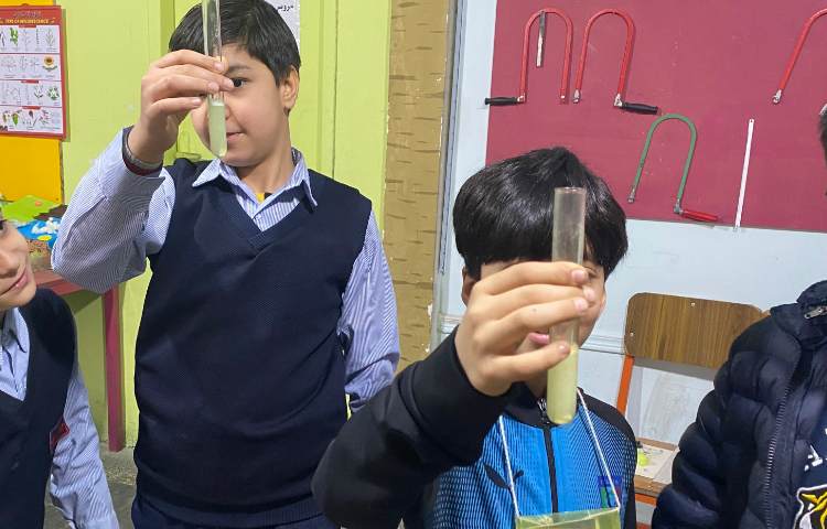 بتادین کجاست؟ (انجام آزمایش بتادین در آزمایشگاه توسط دانش آموزان چهارم)