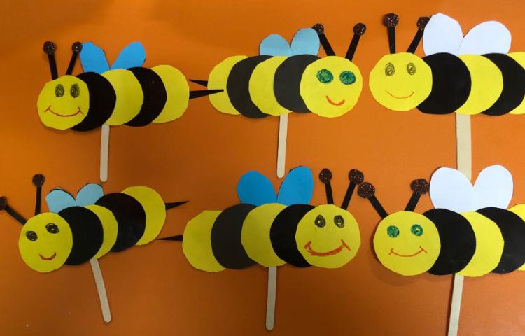 برای تثبیت نشانه‌ی (ز) کاردستی زنبور درست کردیم 2