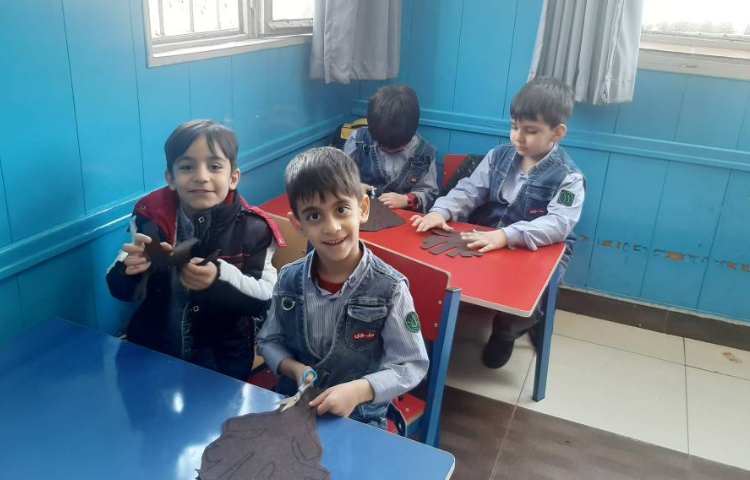 برش درخت نمدی برای کاردستی بوم چهار فصل 4