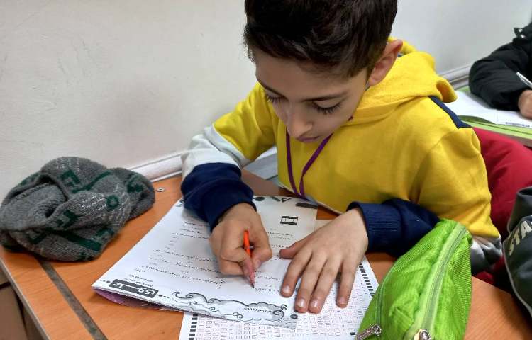 برگزاری آزمون مداد رنگی یک - تیمز 1