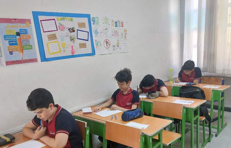 برگزاری آزمون نهایی پایه ششم 8