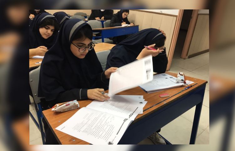 برگزاری آزمون پابه پا یک در متوسطه اول غرب دخترانه 3