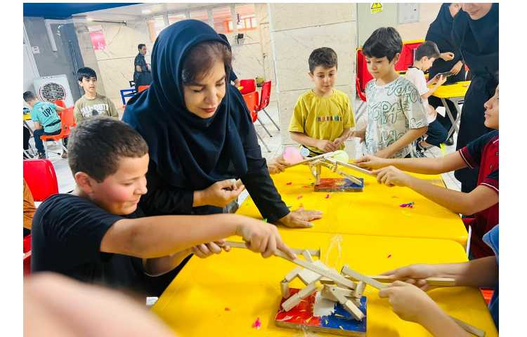 برگزاری اردوی بازی زی در پایگاه تابستانی 23