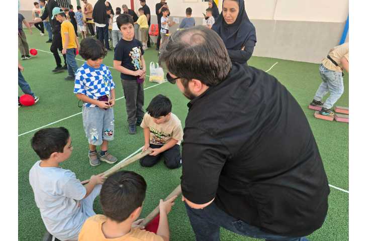 برگزاری اردوی بازی زی در پایگاه تابستانی 35