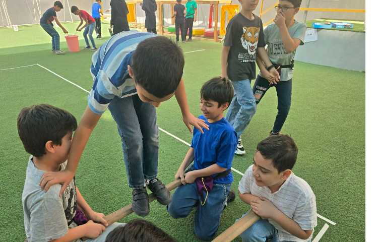 برگزاری اردوی بازی زی در پایگاه تابستانی 38