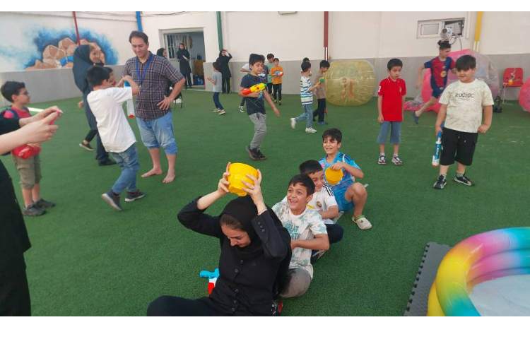 برگزاری اردوی جشن آب در پایگاه تابستانی 1