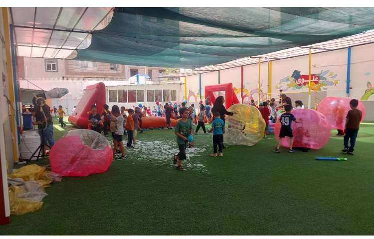 برگزاری اردوی جشن آب در پایگاه تابستانی 11