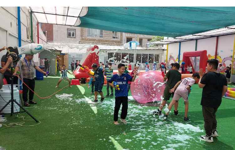 برگزاری اردوی جشن آب در پایگاه تابستانی 12