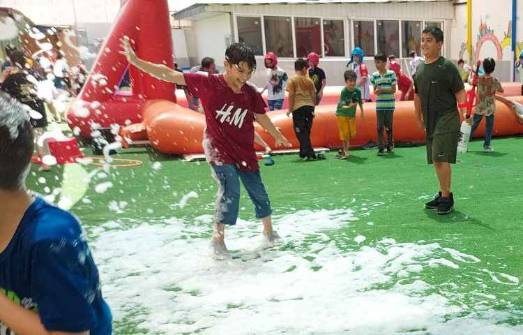 برگزاری اردوی جشن آب در پایگاه تابستانی 14