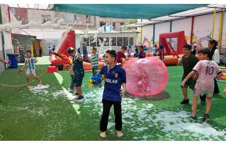 برگزاری اردوی جشن آب در پایگاه تابستانی 16