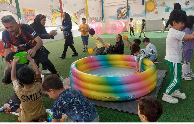 برگزاری اردوی جشن آب در پایگاه تابستانی 22