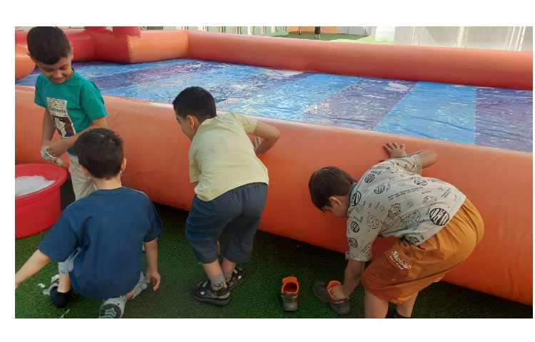 برگزاری اردوی جشن آب در پایگاه تابستانی 25