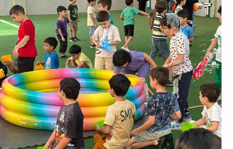 برگزاری اردوی جشن آب در پایگاه تابستانی 3