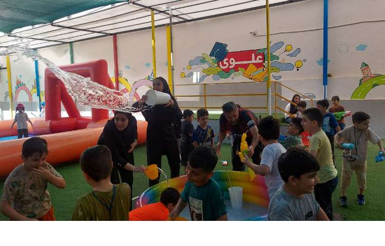 برگزاری اردوی جشن آب در پایگاه تابستانی 30