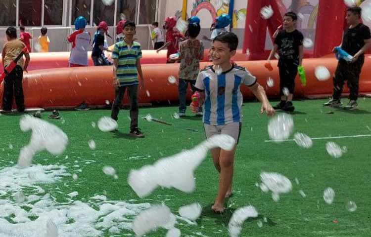 برگزاری اردوی جشن آب در پایگاه تابستانی 30