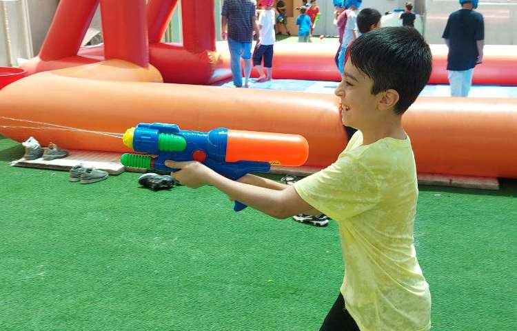 برگزاری اردوی جشن آب در پایگاه تابستانی 31