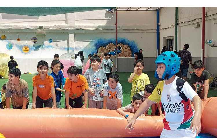 برگزاری اردوی جشن آب در پایگاه تابستانی 33