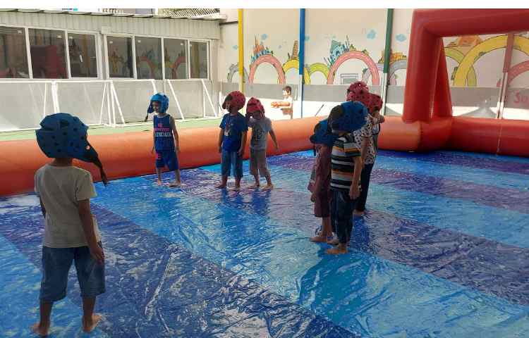 برگزاری اردوی جشن آب در پایگاه تابستانی 34