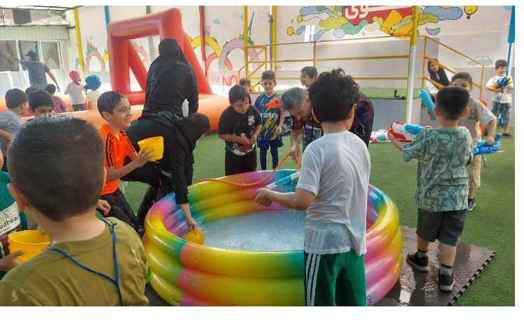 برگزاری اردوی جشن آب در پایگاه تابستانی 35