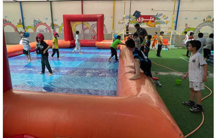 برگزاری اردوی جشن آب در پایگاه تابستانی 35