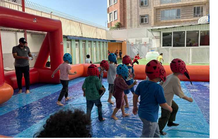 برگزاری اردوی جشن آب در پایگاه تابستانی 38