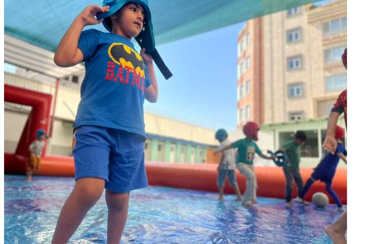 برگزاری اردوی جشن آب در پایگاه تابستانی 4