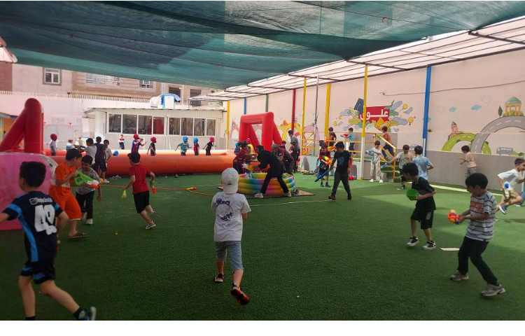 برگزاری اردوی جشن آب در پایگاه تابستانی 4