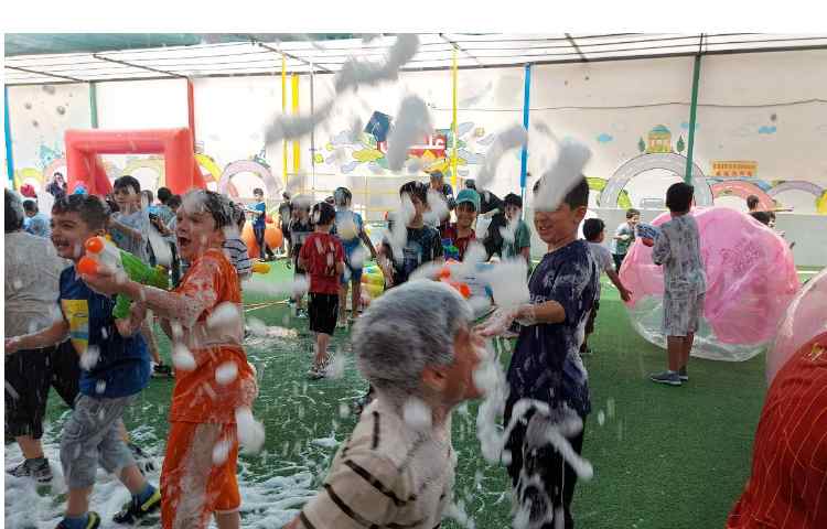 برگزاری اردوی جشن آب در پایگاه تابستانی 44