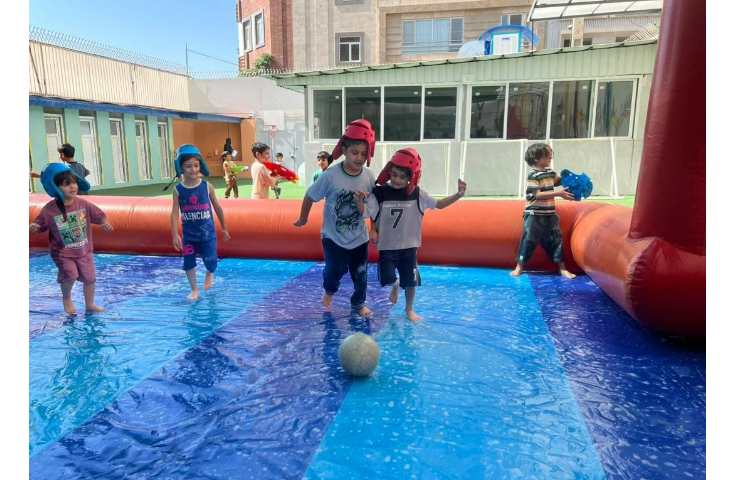 برگزاری اردوی جشن آب در پایگاه تابستانی 5