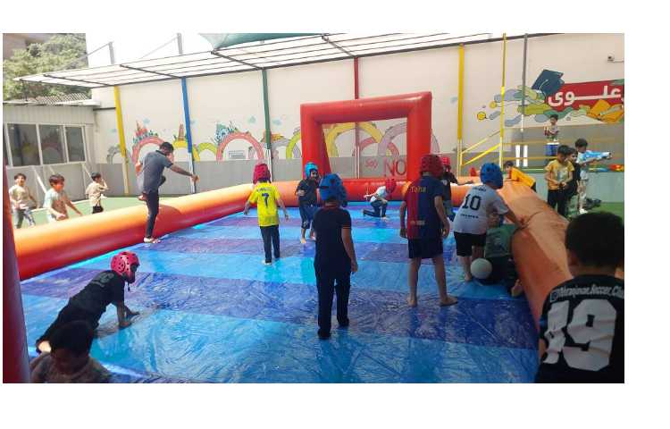 برگزاری اردوی جشن آب در پایگاه تابستانی 5