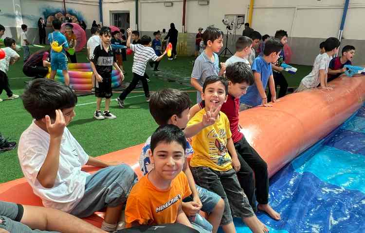 برگزاری اردوی جشن آب در پایگاه تابستانی 56