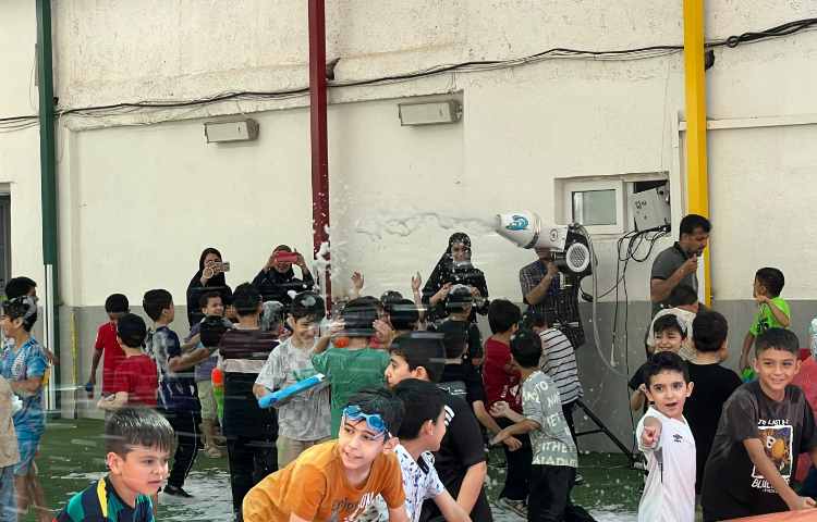 برگزاری اردوی جشن آب در پایگاه تابستانی 58