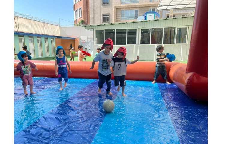 برگزاری اردوی جشن آب در پایگاه تابستانی 6