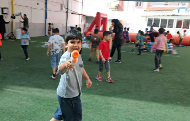 برگزاری اردوی جشن آب در پایگاه تابستانی 61