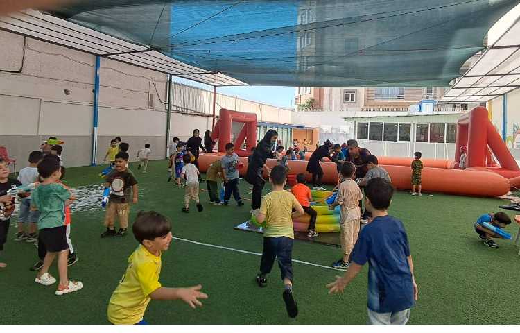 برگزاری اردوی جشن آب در پایگاه تابستانی 64