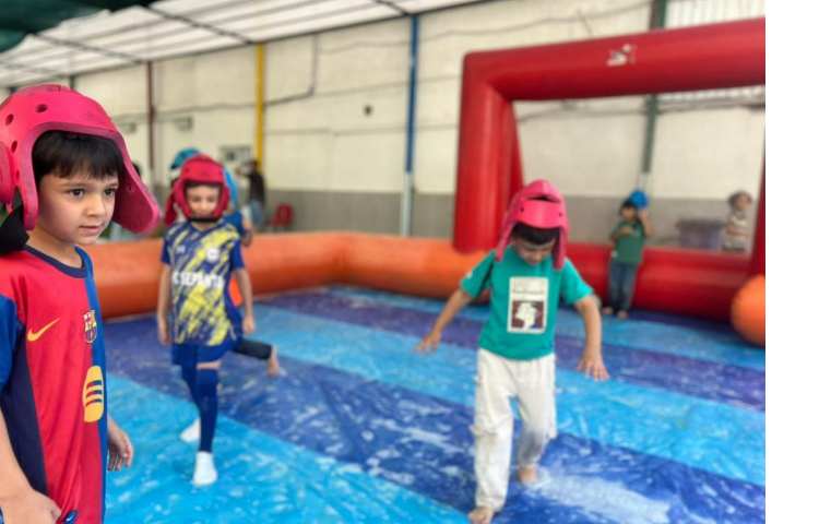 برگزاری اردوی جشن آب در پایگاه تابستانی 7