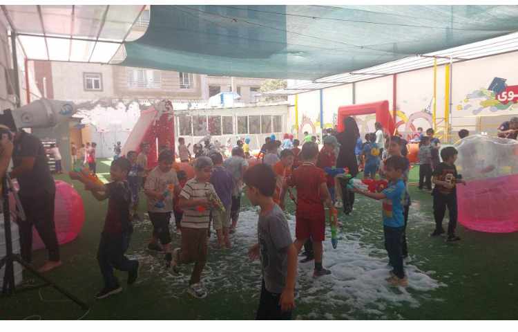 برگزاری اردوی جشن آب در پایگاه تابستانی 8