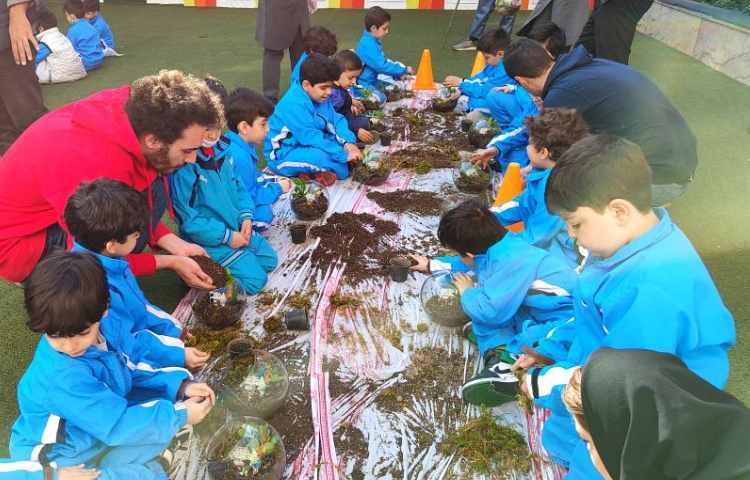 :برگزاری اردوی شهروند سالم با موضوع درختکاری و ساخت تراریوم 14