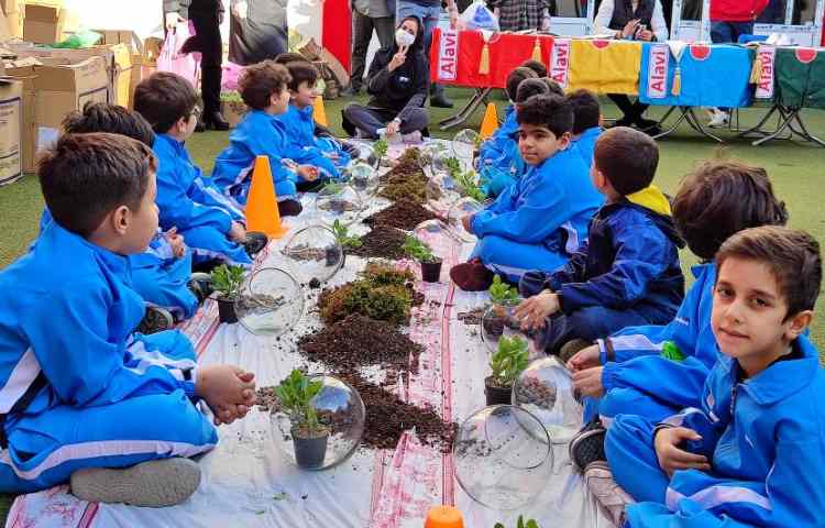 :برگزاری اردوی شهروند سالم با موضوع درختکاری و ساخت تراریوم 8