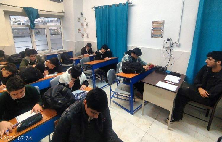 برگزاری امتحان مطالعات همگام 2 پایه نهم 2