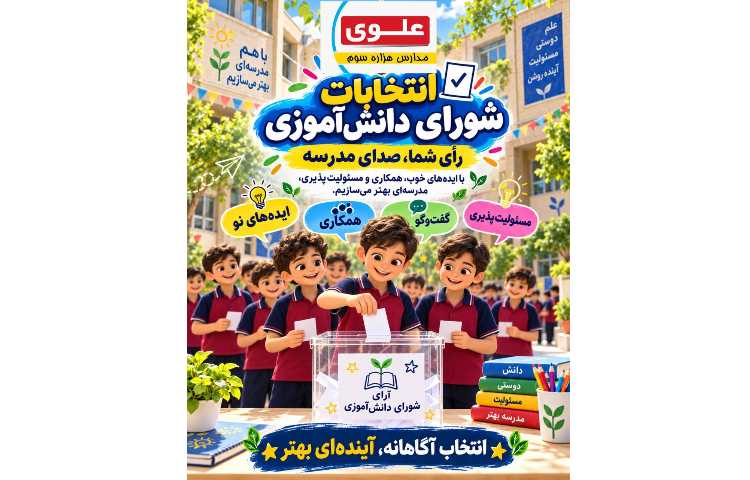 برگزاری انتخابات شورای دانش‌آموزی