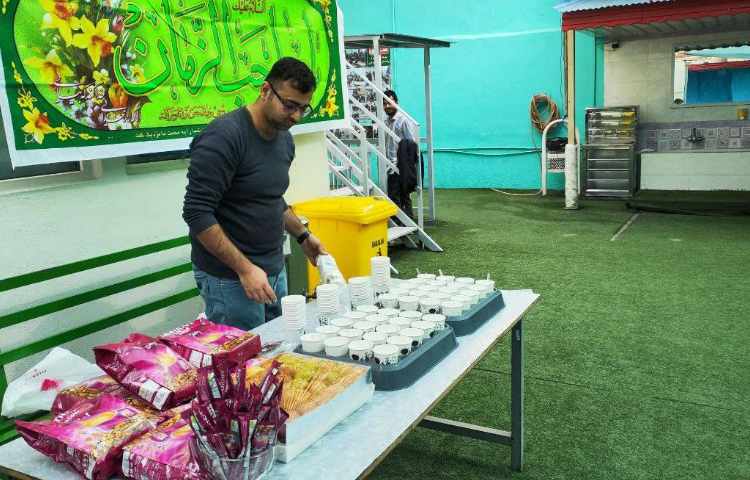 برگزاری ایستگاه صلواتی به مناسبت ولادت حضرت حجت ( عج ) 5