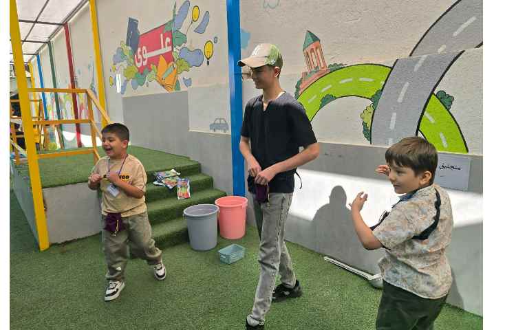 برگزاری بازی زی در پایگاه تابستانی 1