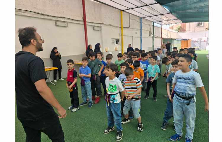 برگزاری بازی زی در پایگاه تابستانی 26