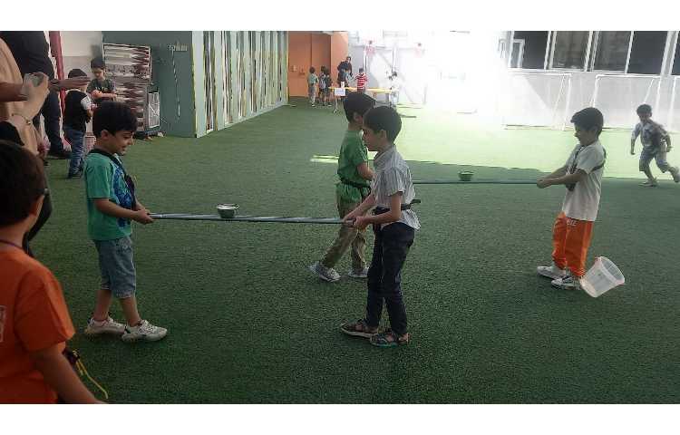 برگزاری بازی زی در پایگاه تابستانی 3