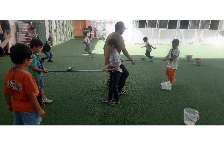 برگزاری بازی زی در پایگاه تابستانی 4