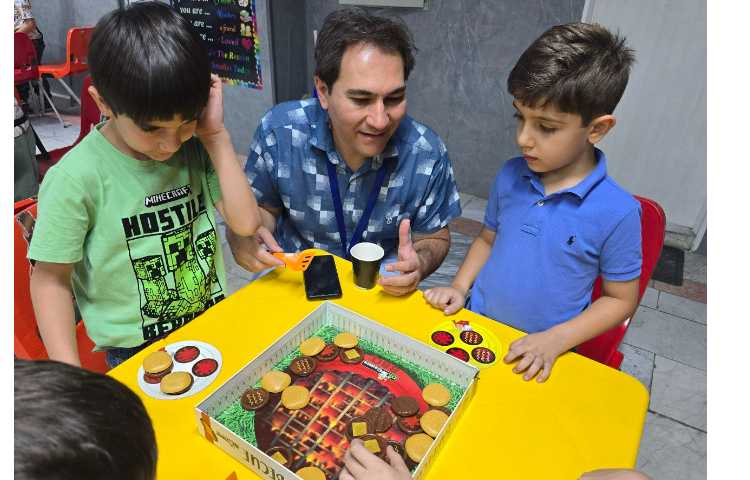 برگزاری بازی زی در پایگاه تابستانی 40